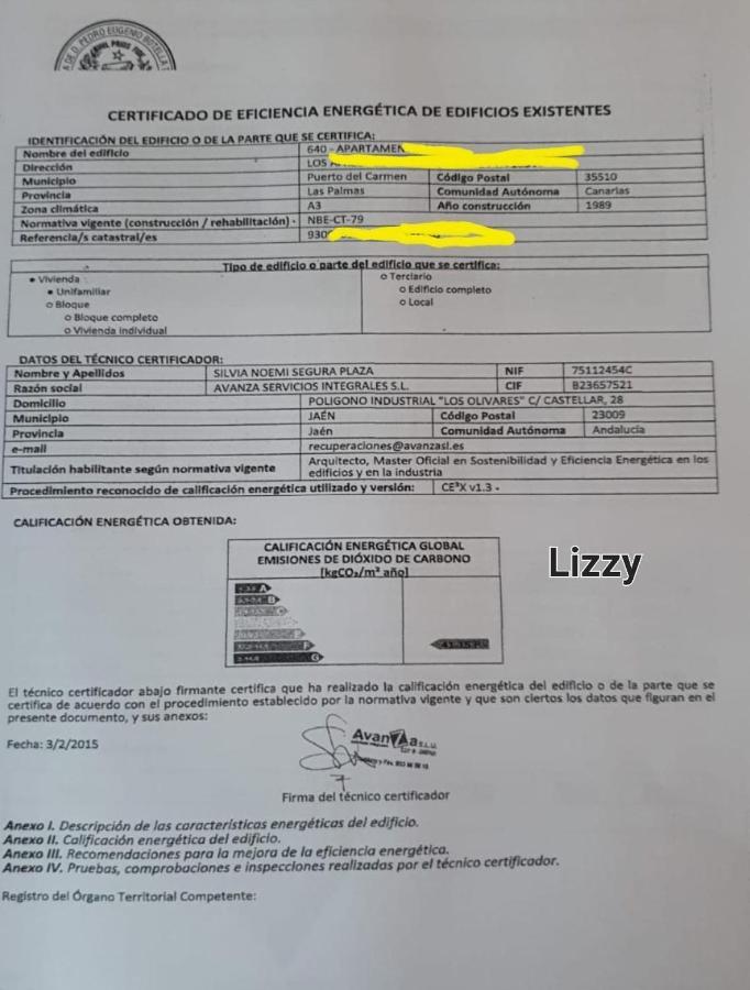 Vivienda Vacacional Lizzy Puerto del Carmen  Bagian luar foto
